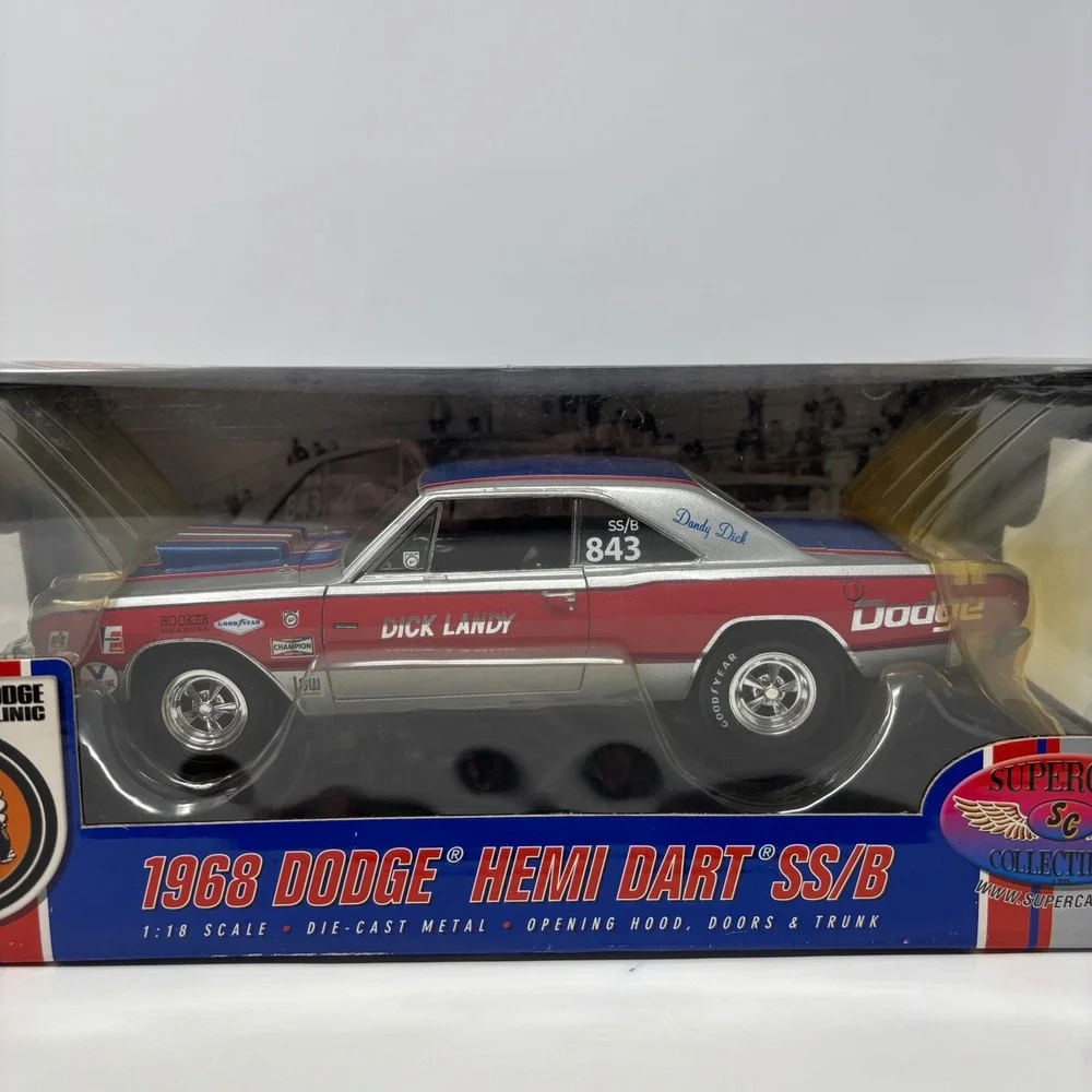 ERTL Supercar Collectibles 1968 Dick Landy Dodge Hemi Dart SS/B 1:18 Issue #2